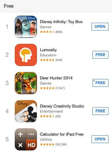 Infinity Top App Top Free App Store