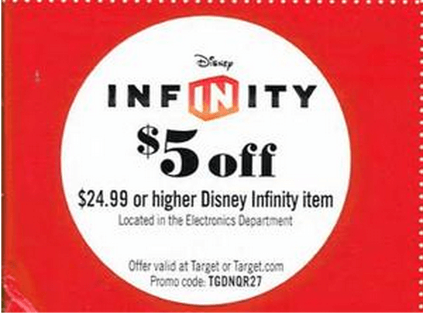 $5 off Disney Infinity Target