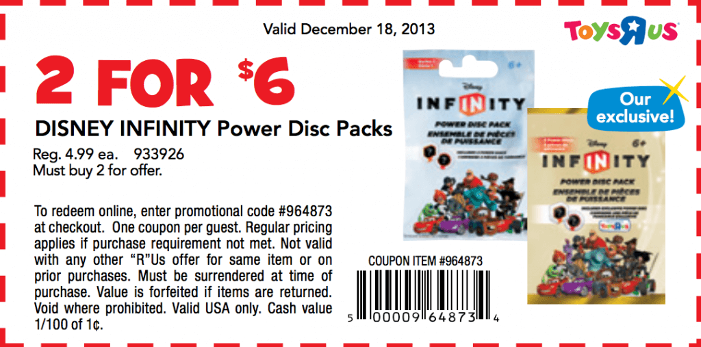 Disney Infinity Power Disc Sale Wednesday