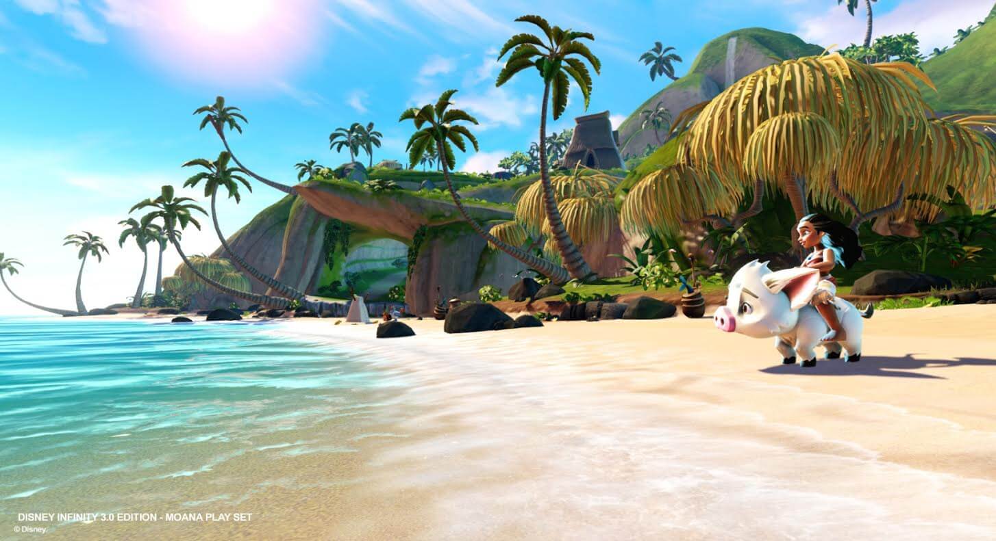 here is what the moana play set for disney infinity would