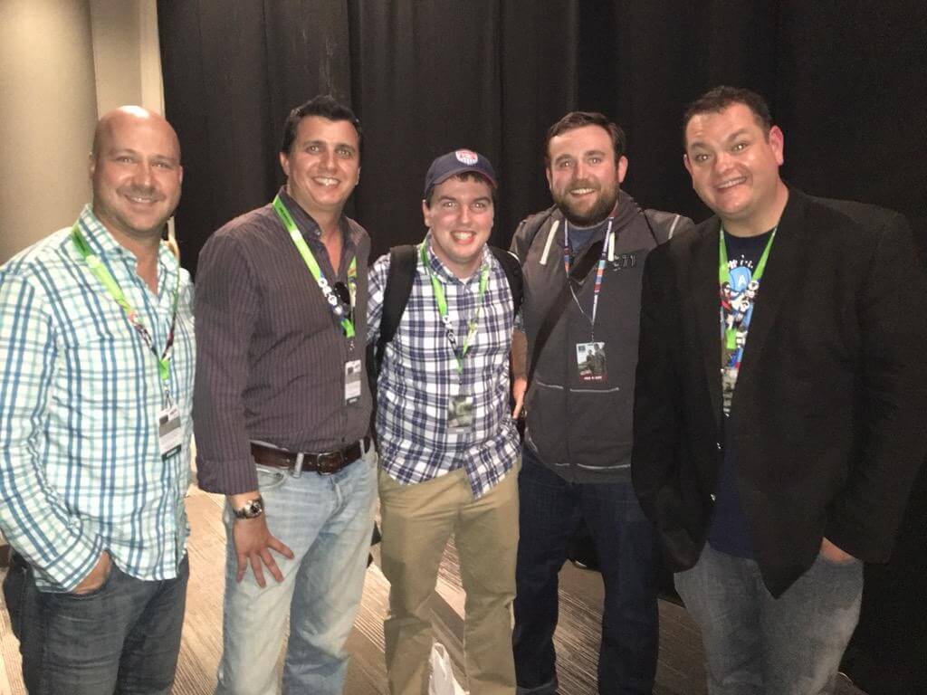 Dan Sochan, Ryan Rotthenberger, Myself, Dan from DisneyInfinityCodes, and John Vignocchi post panel