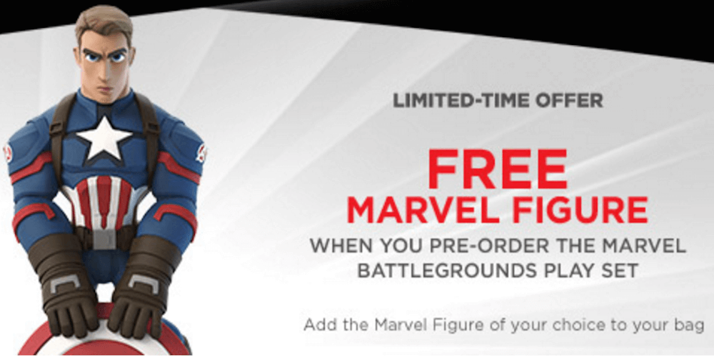 Disney Infinity Marvel Battlegrounds Pre-Order Bonus